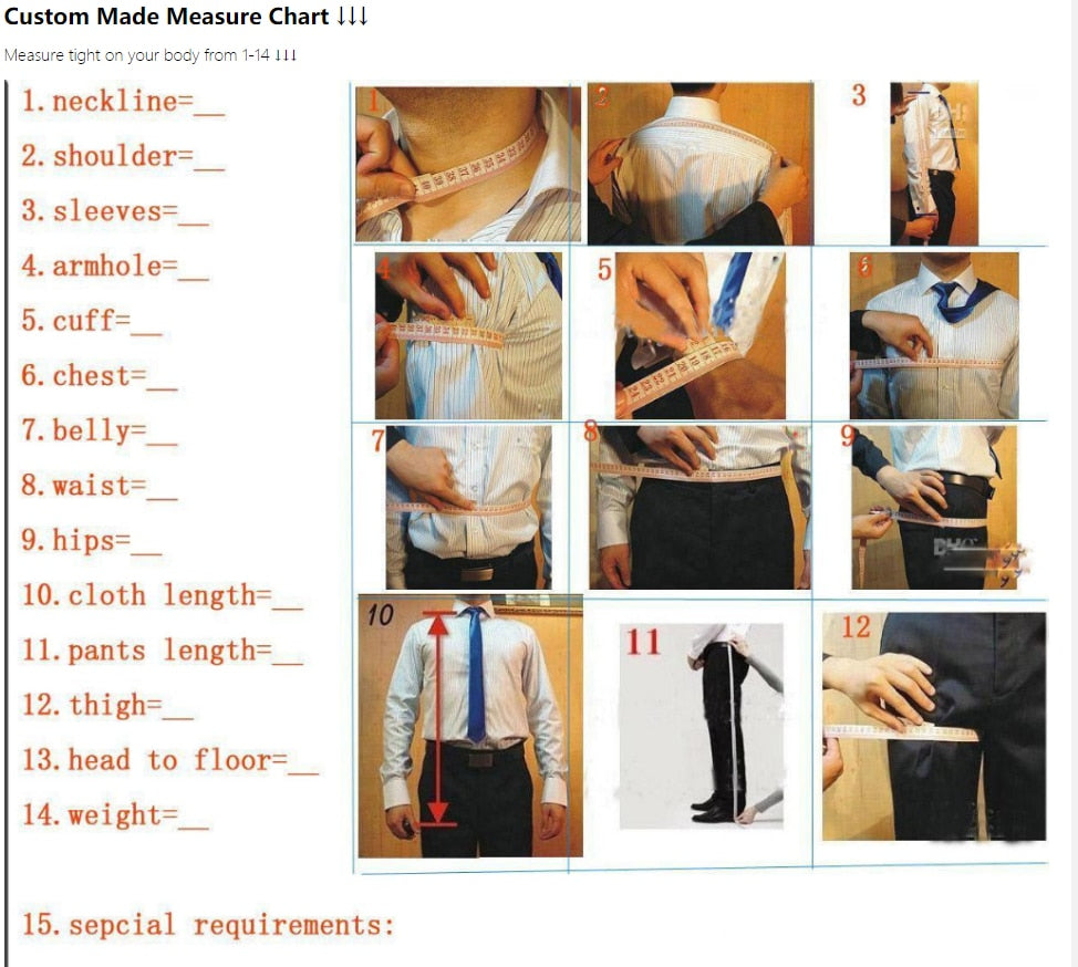 High Quality Custom Made Mens Suit