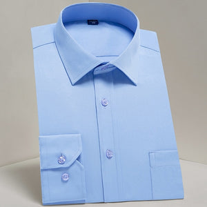 Men's Casual Long Sleeve Standard-fit Dress Shirts
