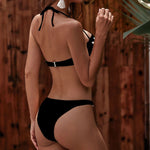Sexy Backless Micro Thong Bikini Set