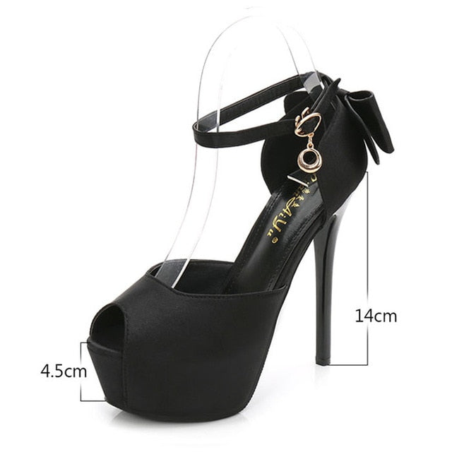 peep toe platform high heels pumps shoes platform